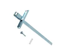 Vilgftyiet Recinzione per sega circolare regolabile e guida per bordi, compatibile con Skil 13896 e 2 610 034 814, guida in metallo, 34 cm, argento