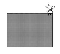 Vilgftyiet Rete nera per alberi da frutto con coulisse per protezione uccelli e scoiattoli, rete a maglia fine a prova di insetti per giardino, agrumi, patio, alberi e arbusti, 120 x 180 cm o 180 x