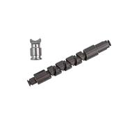 Vilgftyiet Ruota di ricambio a goccia d'acqua e perno a mezza luna per mulinelli Shimano 19SLX 22SLXDC 150XT CURADO Scorpion MGL 21 DC, kit di riparazione albero elicoidale in metallo (1 set)