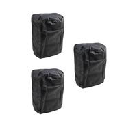 Vilgftyiet Set di 3 coperture per decespugliatore, nero, 31 x 41 cm | Il tessuto Oxford 420D protegge i motori degli attrezzi da giardino da pioggia, vento e danni atmosferici.