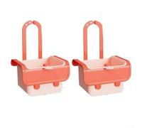Vilgftyiet Set di cestini per lavello da cucina, sistema di scarico automatico con una sola pressione, raccogli rifiuti alimentari montato su rubinetto, strumento versatile per scolare gnocchi e