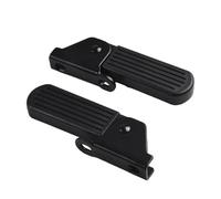 Vilgftyiet Set di pedali anteriori pieghevoli elettrici per bici, con gomma antiscivolo e piastra in acciaio ispessito, compatibile con scooter ed E-for Bike, distanza tra i fori di montaggio di 5-7