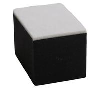 Vilgftyiet Set di spugne applicatrici per rivestimento in ceramica per auto, spugna nera ad alta densità + feltrini in lana bianca per cera nano, lucidatura e rivestimento in vetro, 65 x 43 x 45 mm, 1