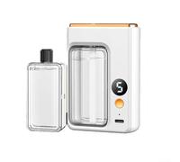 Vilgftyiet Spruzzatore automatico di fragranze wireless, dispenser di aromi da parete per bagni con intensità regolabile e funzione deodorante (essenziale)