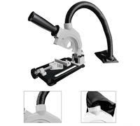 Vilgftyiet Supporto per smerigliatrice angolare progettato per ruote da 115 mm e 125 mm con bloccaggio regolabile da 0°/45°, profondità di taglio 30 mm, protezione scintille, vuoto