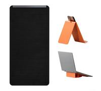 Vilgftyiet Supporto per telefono portatile regolabile 20 x 10 x 0,4 cm, forma curva personalizzata progettato per stabilità e flessibilità durante le videochiamate o la riproduzione multimediale (nero