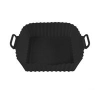Vilgftyiet Tappetini quadrati in silicone, antiaderenti, riutilizzabili, gadget da cucina per una cucina sana, facili da pulire, lavabili in lavastoviglie, confezione da 4 colori assortiti (nero)