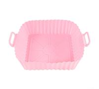 Vilgftyiet Tappetini quadrati in silicone, antiaderenti, riutilizzabili, gadget da cucina per una cucina sana, facili da pulire, lavabili in lavastoviglie, confezione da 4 colori assortiti (rosa)