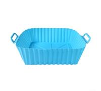 Vilgftyiet Tappetini quadrati in silicone, antiaderenti, riutilizzabili, gadget da cucina per una cucina sana, facili da pulire, lavabili in lavastoviglie, confezione da 4 colori assortiti (blu)