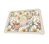 Vilgftyiet Tappetino scolapiatti in terra di diatomee, 30 x 50 cm, per | Tappetino assorbente per piano di lavoro con retro antiscivolo che asciuga rapidamente l'acqua per mantenere la cucina pulita