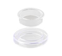 Vilgftyiet Tappo per ombrellone in silicone per anello per tavolo da patio in vetro, 6,1 x 1 cm, set di copertura con guarnizione flessibile per fori da 5 cm, traslucido