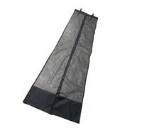 Vilgftyiet Tenda per porta camper con cerniera e rete traspirante per camper, rimorchi e la maggior parte dei veicoli, nera, 70 x 220 cm