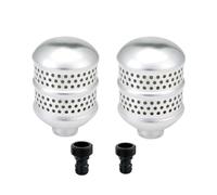 Vilgftyiet Testa irrigatrice in alluminio per tubo da giardino, confezione da 2, filettatura da 3/4", irrigazione a flusso lento per piante delicate, alberi e aiuole