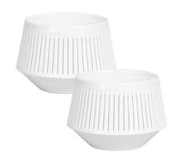 Vilgftyiet Vasi per orchidee ad aria con fori di ventilazione a 360° e sottovaso di drenaggio per una crescita sana delle radici, fioriere in resina per orchidee, piante grasse, cactus, nero