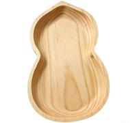 Vilgftyiet Vassoio diviso in legno di pino naturale per tè e snack | Il design multi-scomparto in legno di pino naturale mantiene i dolcetti organizzati aggiungendo fascino rustico alle