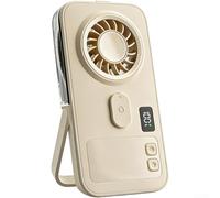 Vilgftyiet Ventola spray portatile ultra sottile con raffreddamento dual-core, ventilatore nebulizzatore portatile con umidificatore integrato e flusso d'aria turbo, ricaricabile tramite USB-C, per