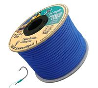 VILIGO Marine Cord - Paracord in Nylon, Contiene 1 Lenza ed Un Amo da Pesca - Corda Nautica da Barca, per la Vela e per la Pesca, Treccia Multiuso (15 m, Blu)