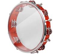 Vilihkc Tamburello a doppia fila in metallo Campanello a mano