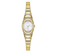 VILKFY Vintage Donna Rotondo Petite Oro Orologio, Oro, Retro