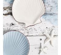 Villa Altachiara 2 piatti aperitivo forma a conchiglia 14x14x2cm