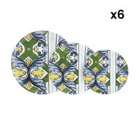 Villa Altachiara Servizio 18 piatti Taormina in ceramica