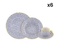 Villa Altachiara Servizio piatti con tazze da caffè (24 pz)