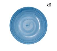 Villa Altachiara Set 6 piatti fondi Tangeri in porcellana