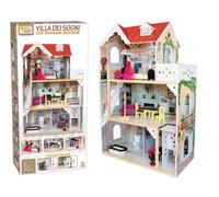 VILLA DEI SOGNI DEA H. 120 CM CON ACCESSORI FATTO DI LEGNO