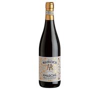 VILLA DELLE ROSE Amarone della Valpolicella DOCG - Vino Rosso di Frutta Rossa, Note di Confettura, Uva Passa e Spezie, Vini per Carni Rosse e Formaggi, 15% Vol, 2019, 750 ml - Made in Italy