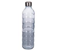 Villa d'Este Home Tivoli 1996 Set 3 Bottiglia acqua 1,25 l in vetro, tappo in plastica PP e acciaio inox, Pool Party