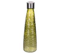 Villa d'Este Home Tivoli 1996 Set 3 Bottiglia acqua 750 ml in vetro, tappo in plastica PP e acciaio inox, Cedro Pedro