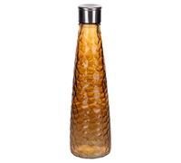 Villa d'Este Home Tivoli 1996 Set 3 Bottiglia acqua 750 ml in vetro, tappo in plastica PP e acciaio inox, Dulce de Leche