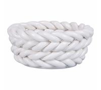 Villa d'Este Home Tivoli 1996 Set 4 Cestino multiuso in ceramica, bianco, 4 Toni