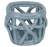 Villa d'Este Home Tivoli 1996 Set 4 Cestino multiuso in ceramica, indaco, 4 Toni