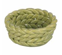 Villa d'Este Home Tivoli 1996 Set 4 Cestino multiuso in ceramica, verde salvia, 4 Toni