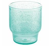 Villa d'Este Home Tivoli 1996 Set 6 Bicchiere acqua 325 ml bolle acquamarina, in plastica MS, Eloise, Unico