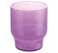 Villa d'Este Home Tivoli 1996 Set 6 Bicchiere acqua 325 ml bolle viola, in plastica MS, Drama Queen, Unico