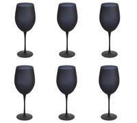 Villa d'Este Home Tivoli 1996 Set 6 calici 650 ml in vetro effetto frosted, Happy Hour