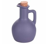 Villa d'Este Home Tivoli Anfora mini oliera 250 ml in vetro, tappo in sughero, viola, Drama Queen