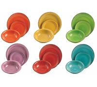 Villa d'Este Home Tivoli Baita Loft Servizio Tavola, Multicolore, 18 Unità