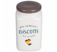 Villa d'Este Home Tivoli Barattolo biscotti 1L in porcellana new bone China, Le Travisate