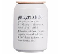 Villa d'Este Home Tivoli Barattolo pangrattato 1600 ml in gres, coperchio in bambù, Victionary