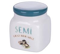 Villa d'Este Home Tivoli Barattolo semi 500 ml in new bone China, Le Travisate