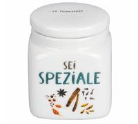 Villa d'Este Home Tivoli Barattolo spezie 500 ml in porcellana new bone China, Le Travisate