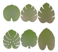 Villa d'Este Home Tivoli Tovaglietta Jungle Tropicale Set 6 Pezzi Verde Plastica