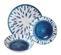 Villa deste Servizio piatti 18 pezzi in porcellana per 6 posti tavola Linea Marechiaro Fantasia 1 - 5918705