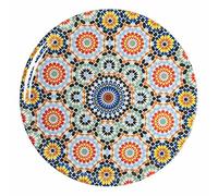 Villa d'Este Home Tivoli Marrakech set 4 Piatti pizza in stoneware Ø 33 x h. 2 cm Made in Italy