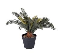 Villa d'Este Home Tivoli Piantina artificiale Cycas, vaso in cemento, Ø15,5x40 cm