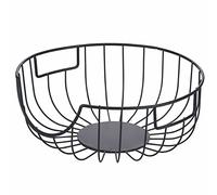 Villa d'Este Home Tivoli Portapiatti nero in metallo, La Cucina