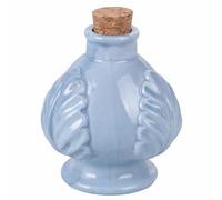 Villa d'Este Home Tivoli Pumo Mini oliera 120 ml in Ceramica, Tappo in Sughero, Indaco, 4 Toni
